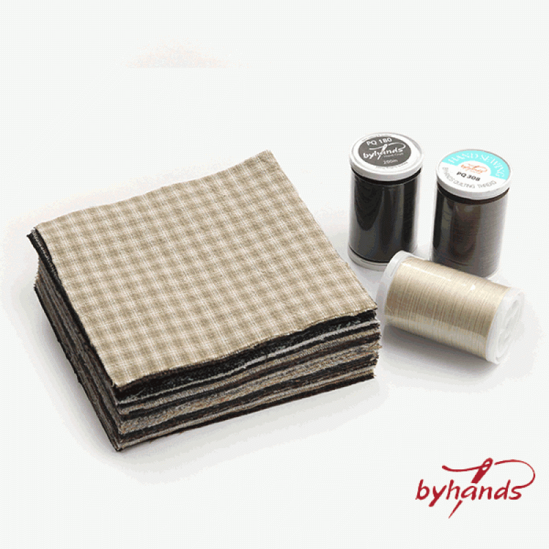 바이핸즈 퀼트 선염 조각 원단 50종 퀼팅실 3색 세트 10x10cm 23,900원