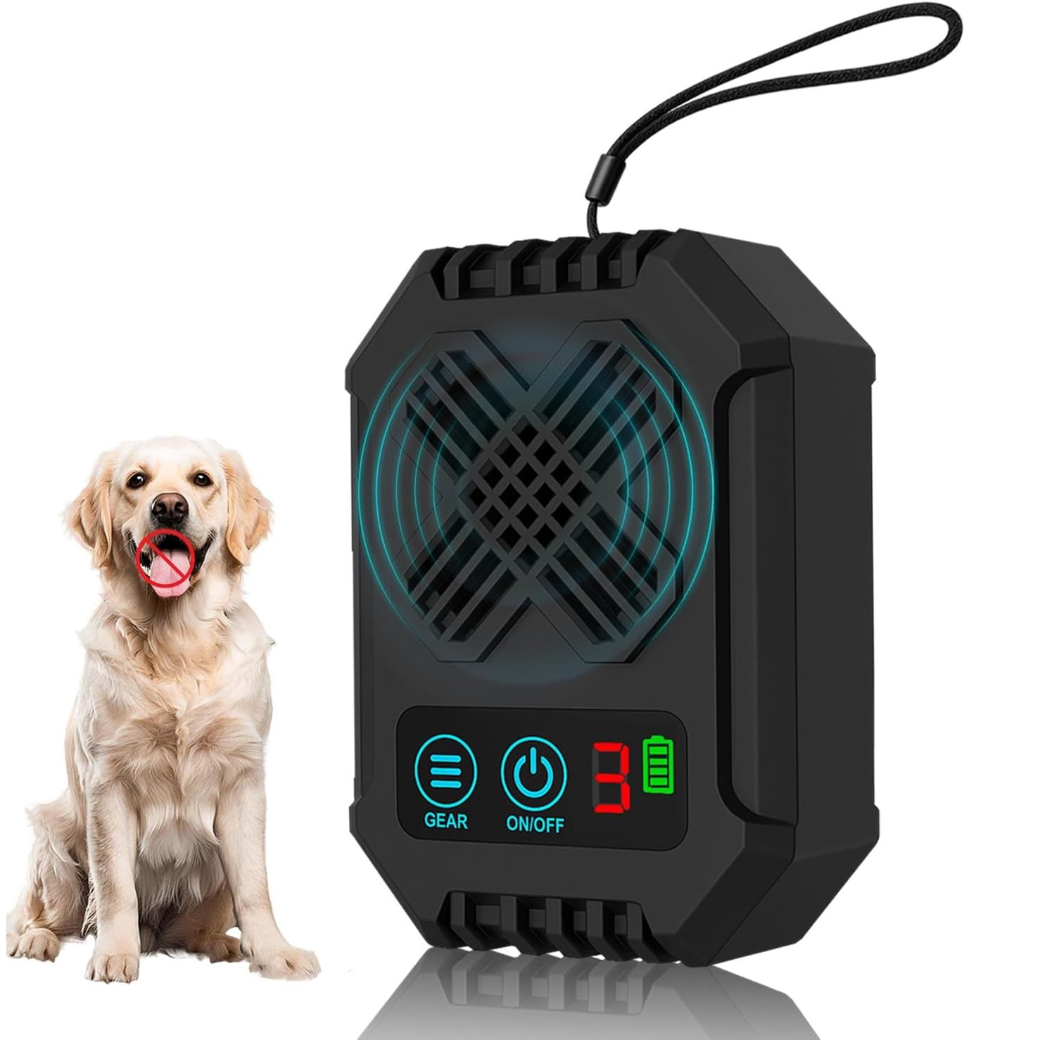 CCAGU 강아지 짖음방지기 초음파형 반려견 짖음방지, 1개, 블랙 24,700원