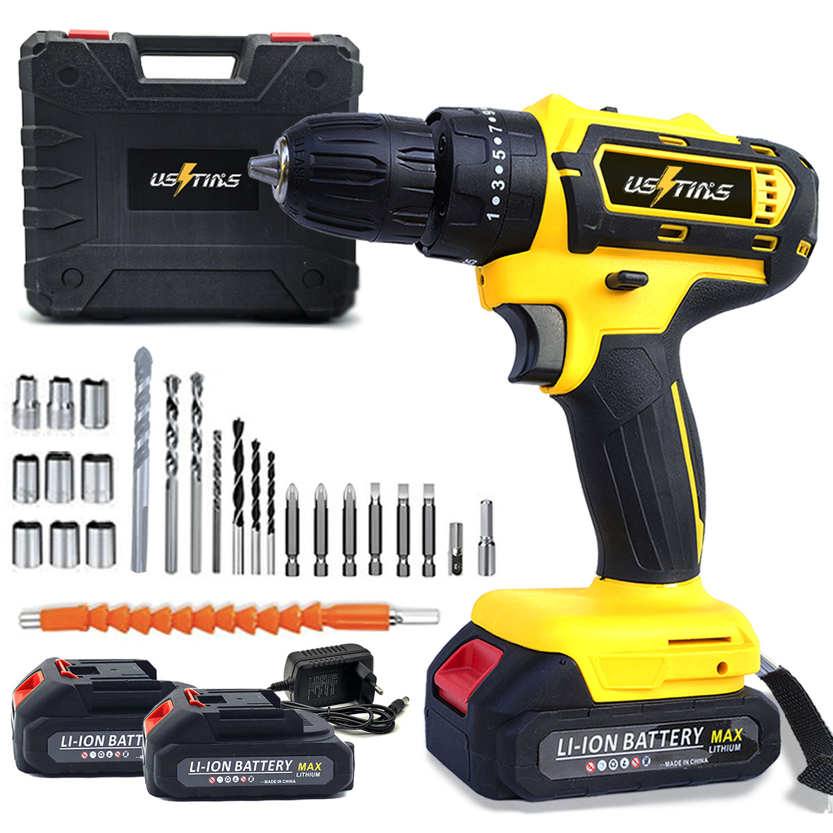 우스틴스 20V 리튬이온 충전 햄머 전동드릴세트 TCR300, 본품 + 배터리2개이상, 1세트 86,980원