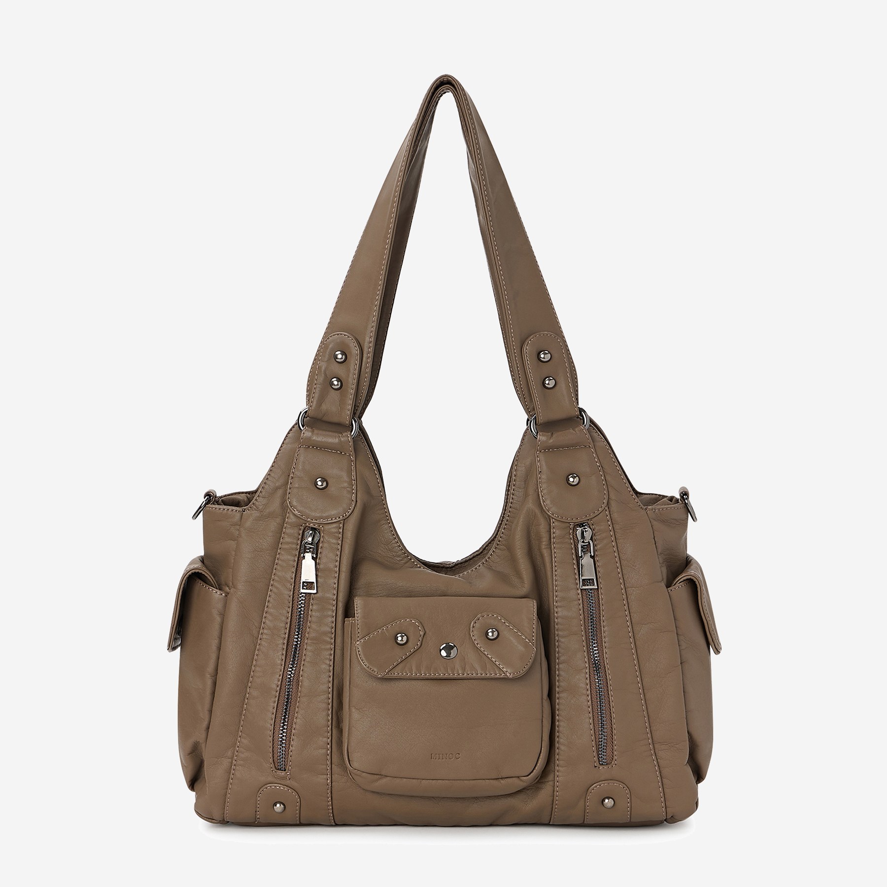 미녹 로사 스터드백 보부상가방 20대여자가방 대학생 가죽 쇼퍼백 109,000원