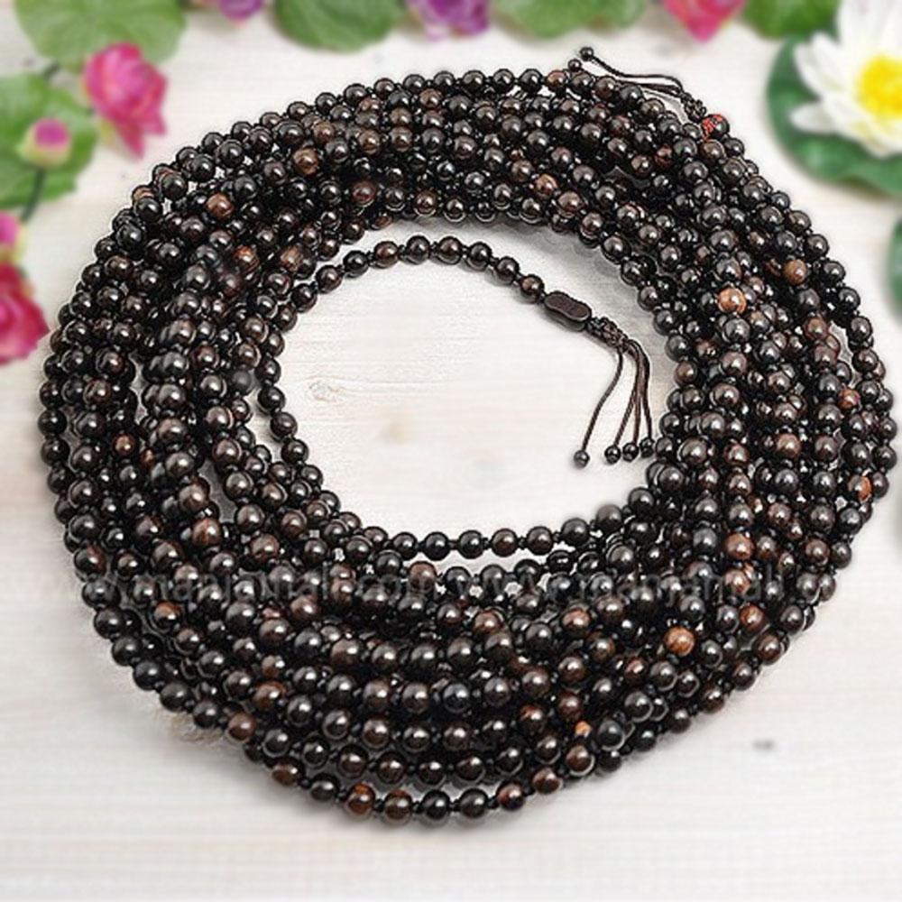 만자몰 흑단 소원성취 108배 매듭 천주 105,000원