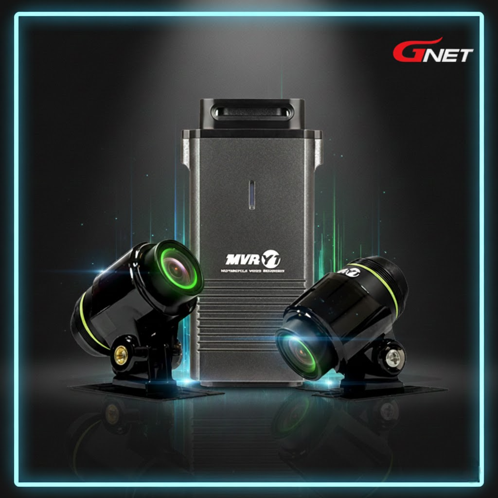 지넷 오토바이 블랙박스 바이크 방수 MVR Y1 2채널 FHD 스마트폰 연동 196,030원
