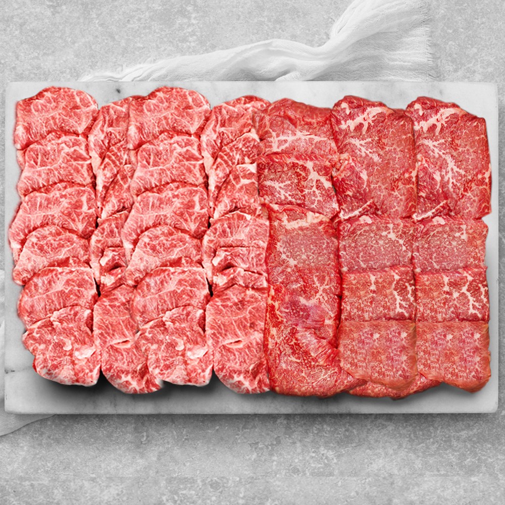 1++ 투뿔 한우 구이 배부른 한판 800g 41,000원