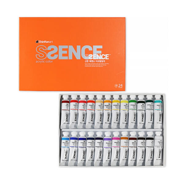 아트박스/신한화구 신한 에쎈스 Tube 아크릴컬러 물감 세트 20ml 24색 24,380원