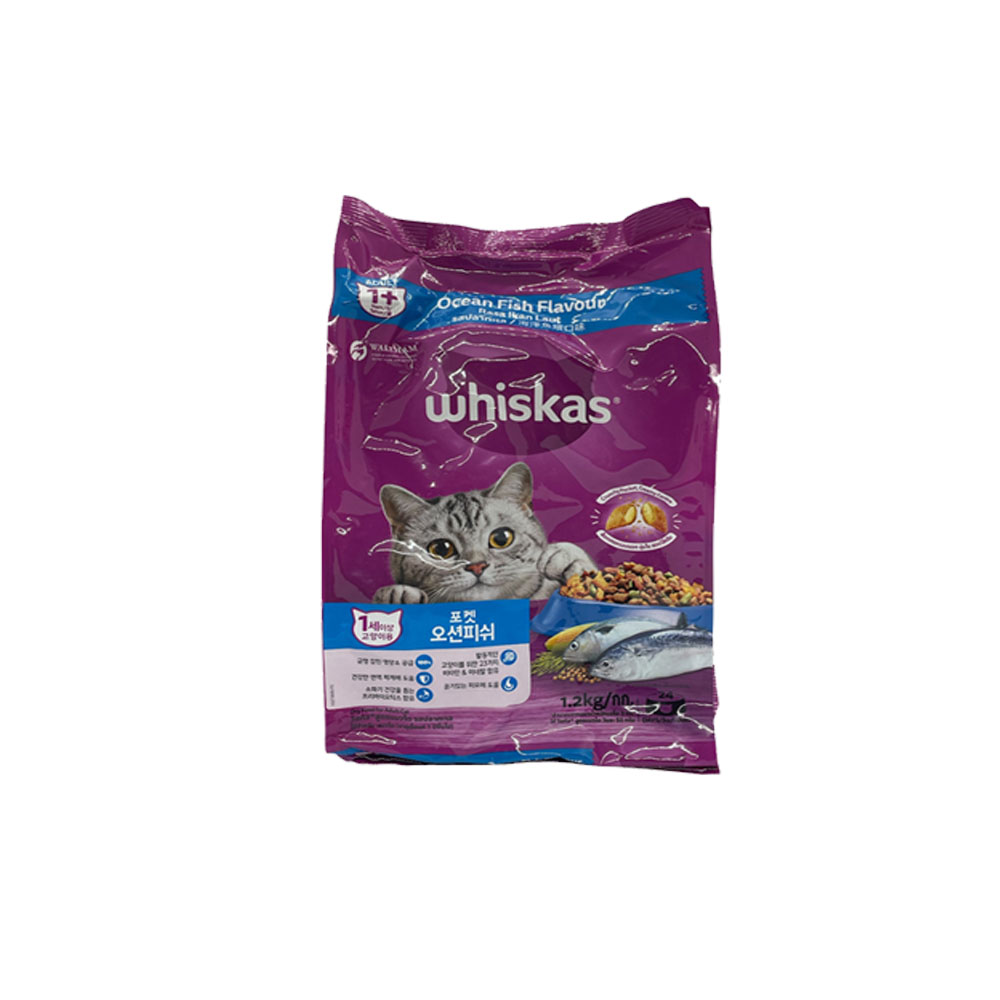 위스카스 포켓 오션피쉬 무료배송, 1.2kg, 5개 50,250원
