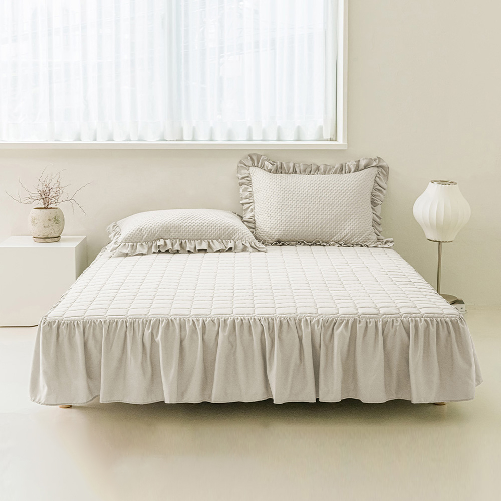 더자리 보니타 숏프릴 스커트 침대커버 패드 고정밴드형 32,000원