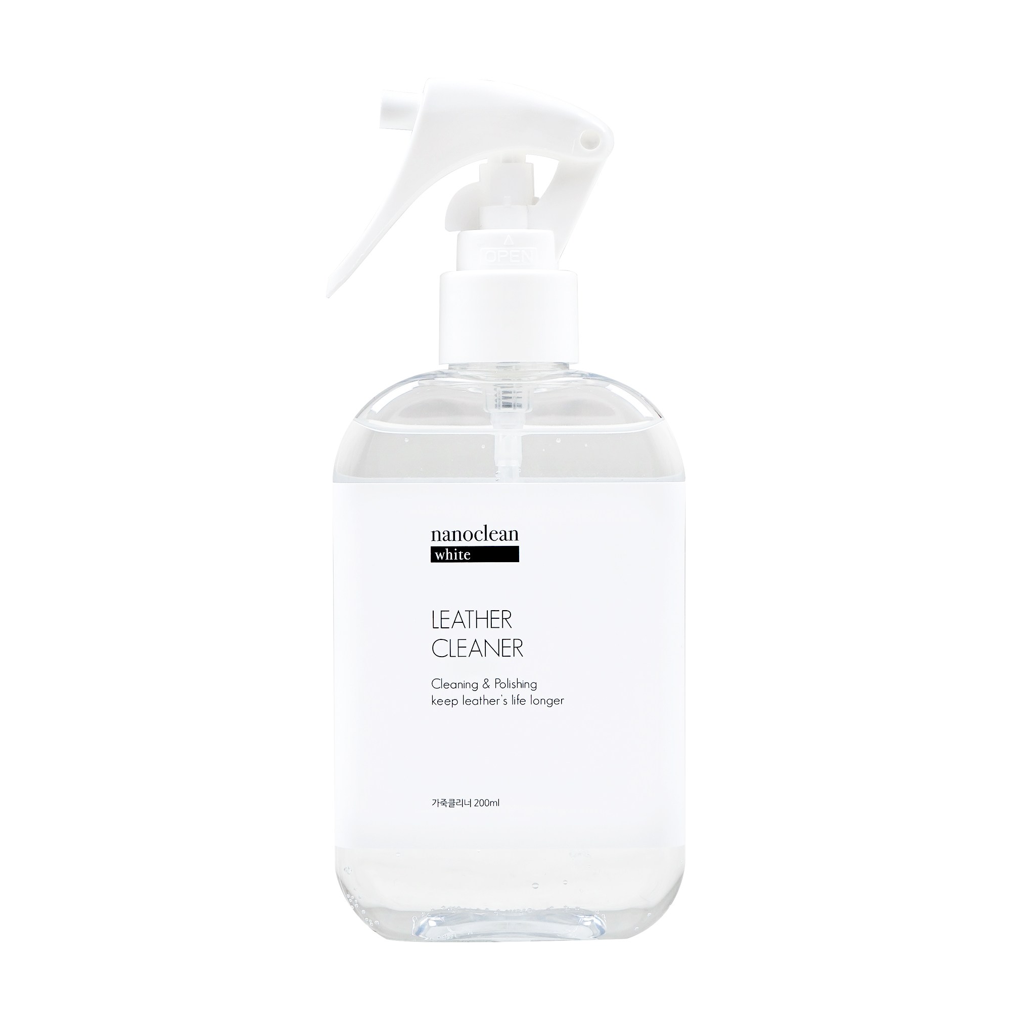 나노클린화이트 가죽클리너 200ml 명품가방 자동차시트 클리너 신발 소파 얼룩제거 코팅 보호제, 단품, 1개 15,400원
