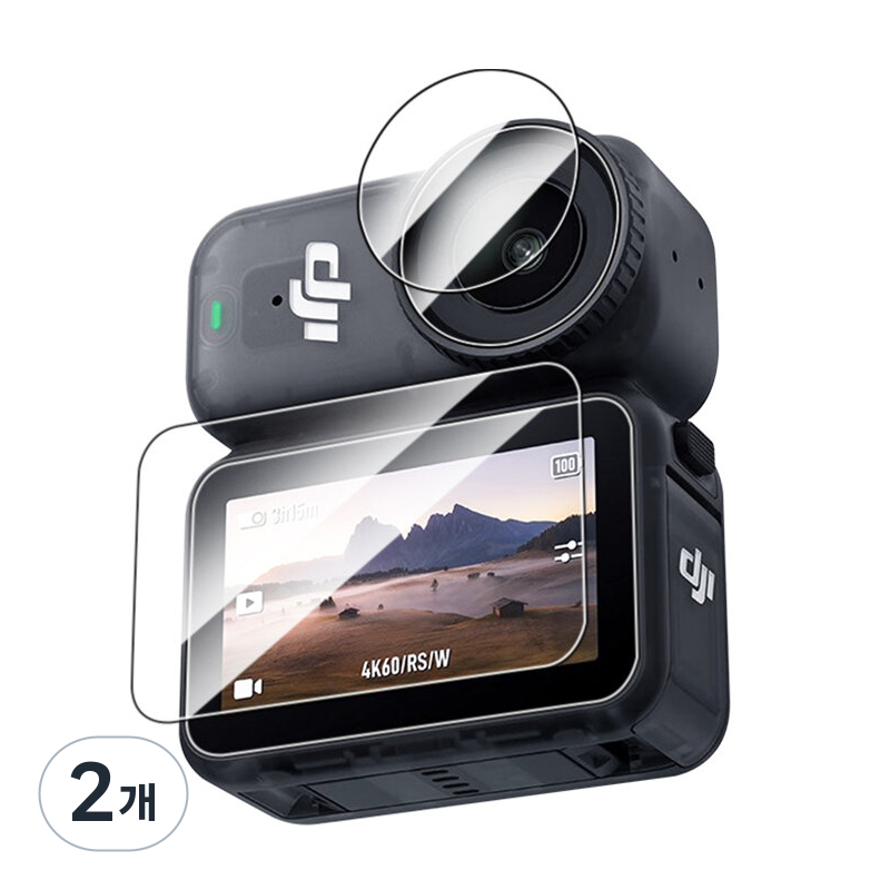 DJI Osmo Nano 전용 강화유리 필름  새로운 자기 흡착 방식  스포츠 카메라 Nano 렌즈 및 화면 보호 필름  전면 전체 화면 HD 방폭 긁힘 방지 방수 유리 보호 7,900원