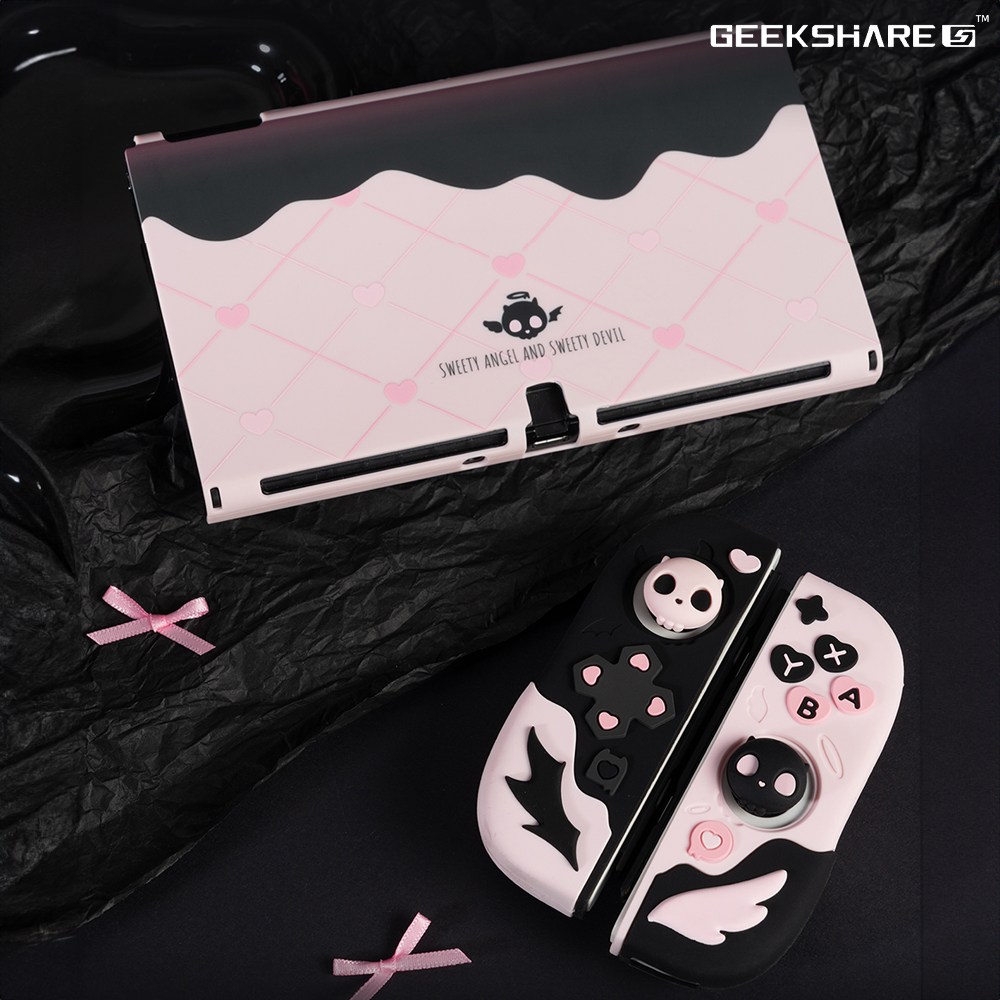 닌텐도 스위치 OLED 케이스 긱쉐어 스컬냥 풀커버 23,900원