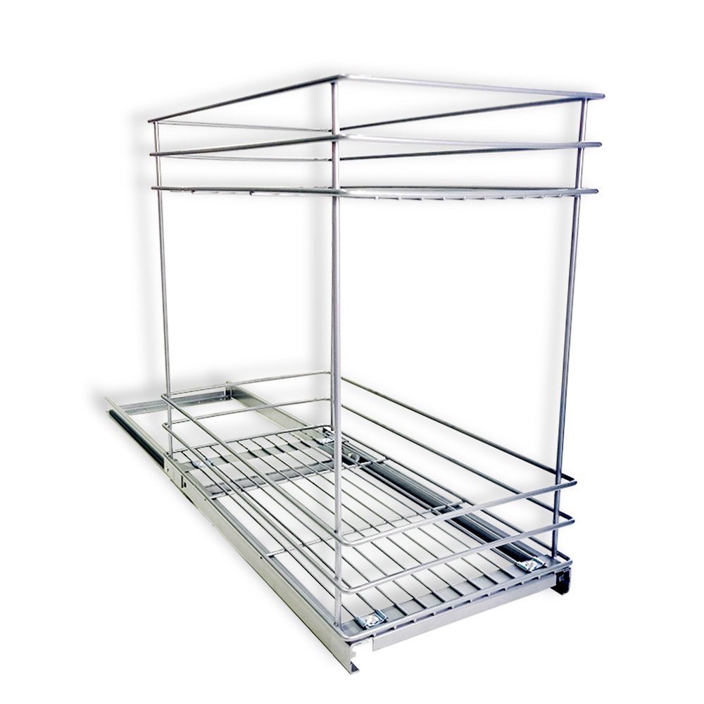 후앤리빙 슬라이딩 레일 선반 씽크대 댐퍼 2단 하부장 정리, 1개, 일반300 32,900원