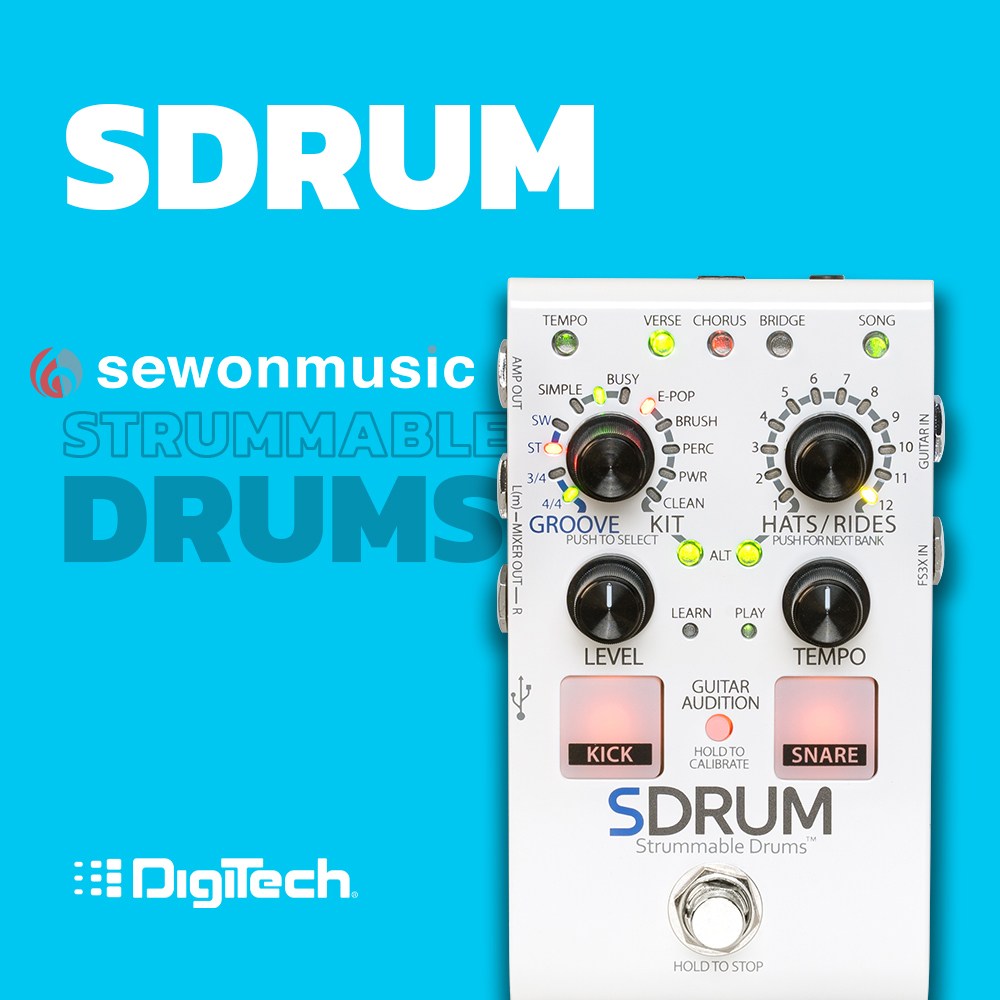 디지텍 기타이펙터 SDrum 오토 드럼머신, 1개 459,000원