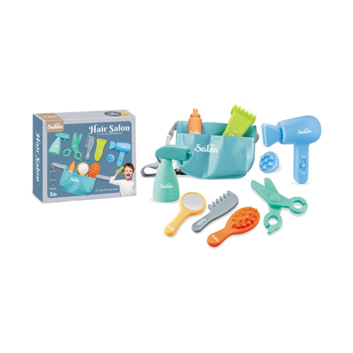 퍼니소피 소프트 벨트 미용 놀이 세트, 블루 35,800원