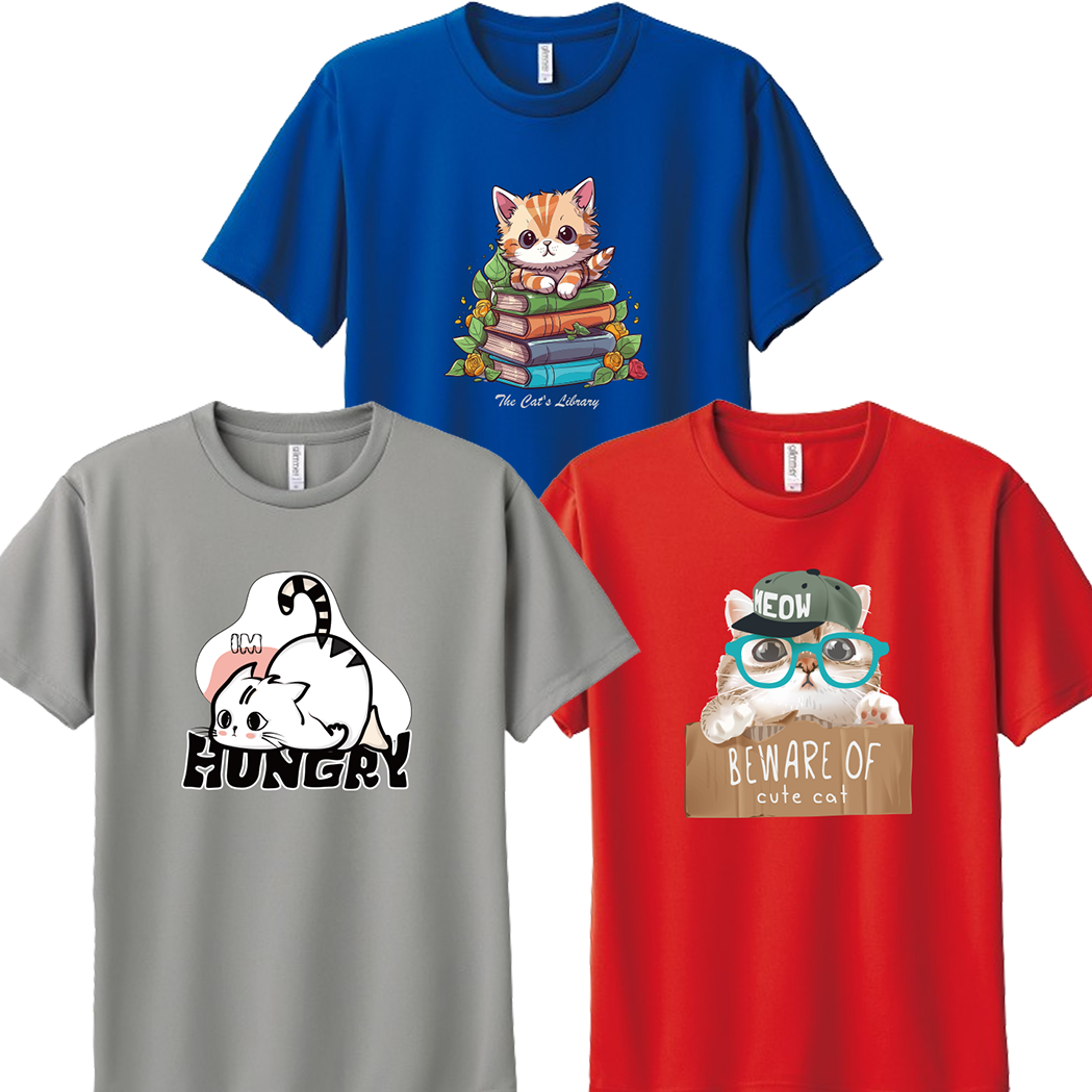 [1+1+1] 꼬마별 책냥이 아동 반팔티 여아 남아 아동용 티셔츠 여름 라운드 쿨론 티셔츠 23,800원