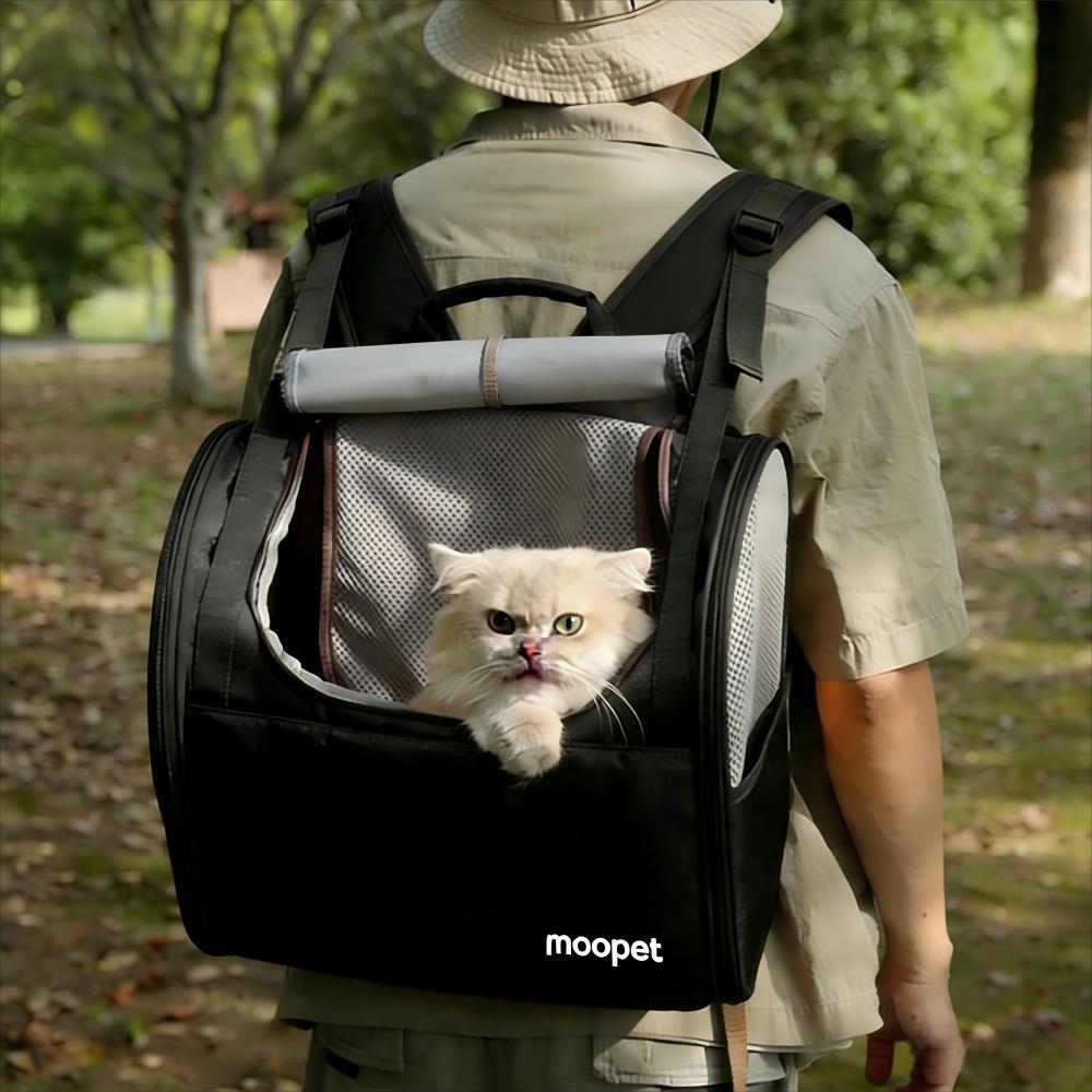 Surkat 3in1 다용도 강아지이동가방 대용량 반려동물 고양이 강아지가방 백팩, 1개, 블랙 30,600원