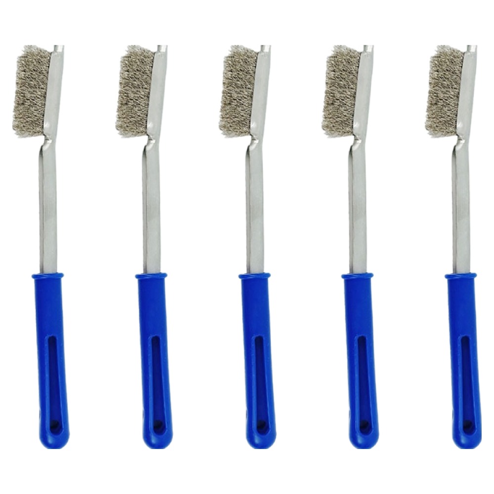 월드크린 컬러 손잡이 스텐 브러쉬 소, 랜덤발송, 5개 8,500원