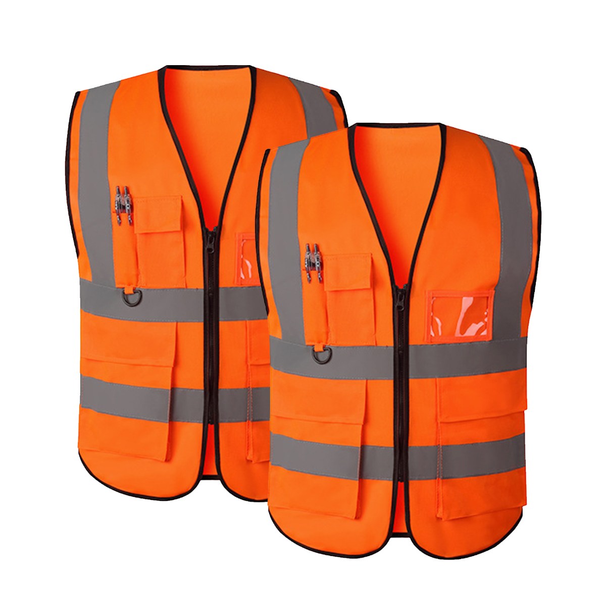 코드시크 고휘도 반사 멀티포켓 현장 안전조끼 고급형, 현재가 12,900원