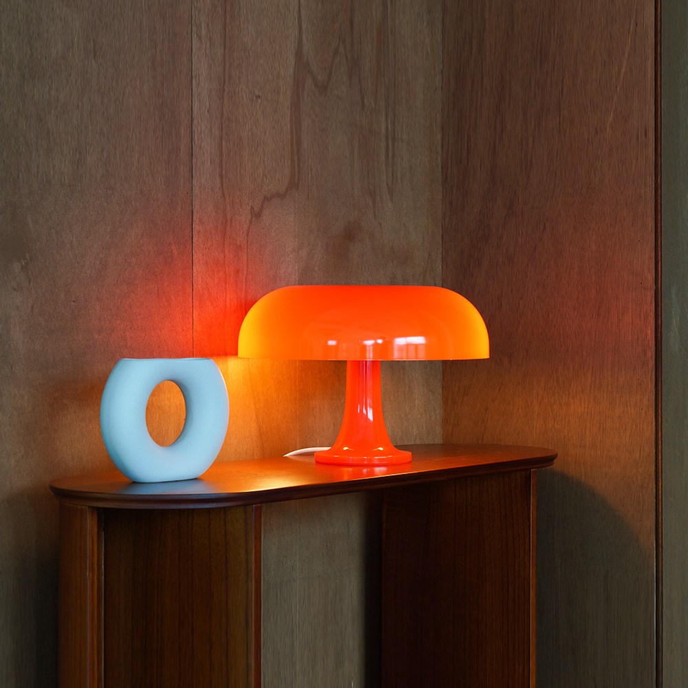 사는잼 LED 미드센추리 모던 머쉬룸 오렌지 무드등, 오렌지, 현재가 19,900원