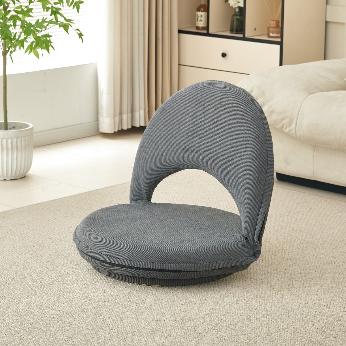 좌식 의자 등받이 접이식 5단 각도조절 1인용, 1개, 그레이 32,800원