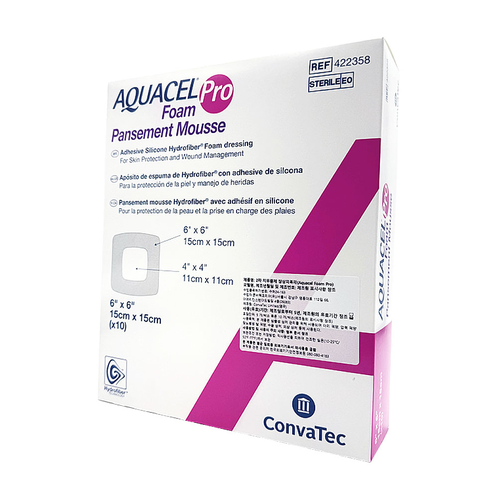 아쿠아셀폼 프로 8x8cm 10매 aquacel foam pro 욕창밴드 폼드레싱, 1박스, 10개입 57,000원