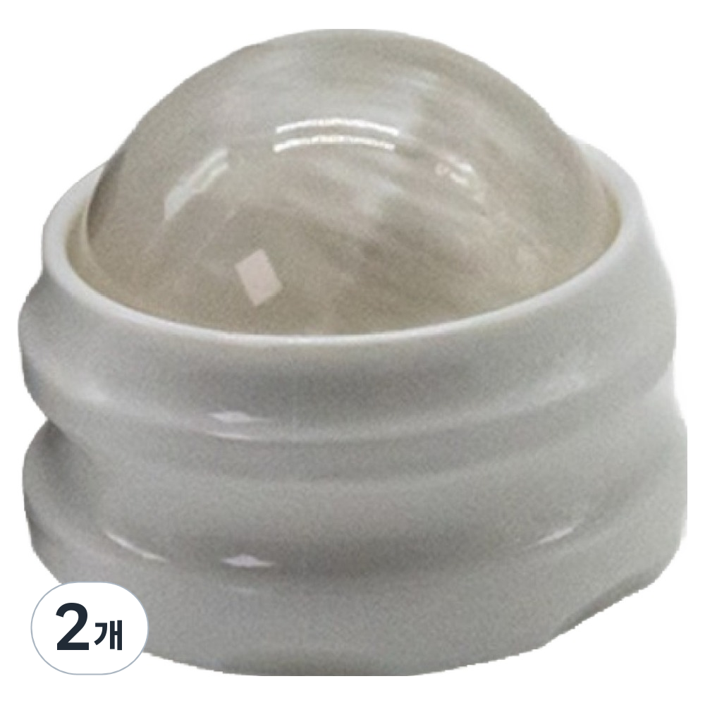 쏙쏙채움 지압 롤러 마사지볼, 2개, 화이트케이스 + 화이트 볼 16,400원