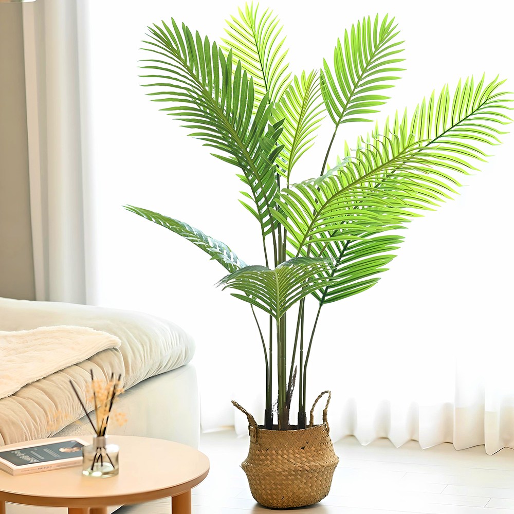 아르띠콜로 아레카야자 조화 나무+해초 바구니 세트, 1개, 160cm 58,800원