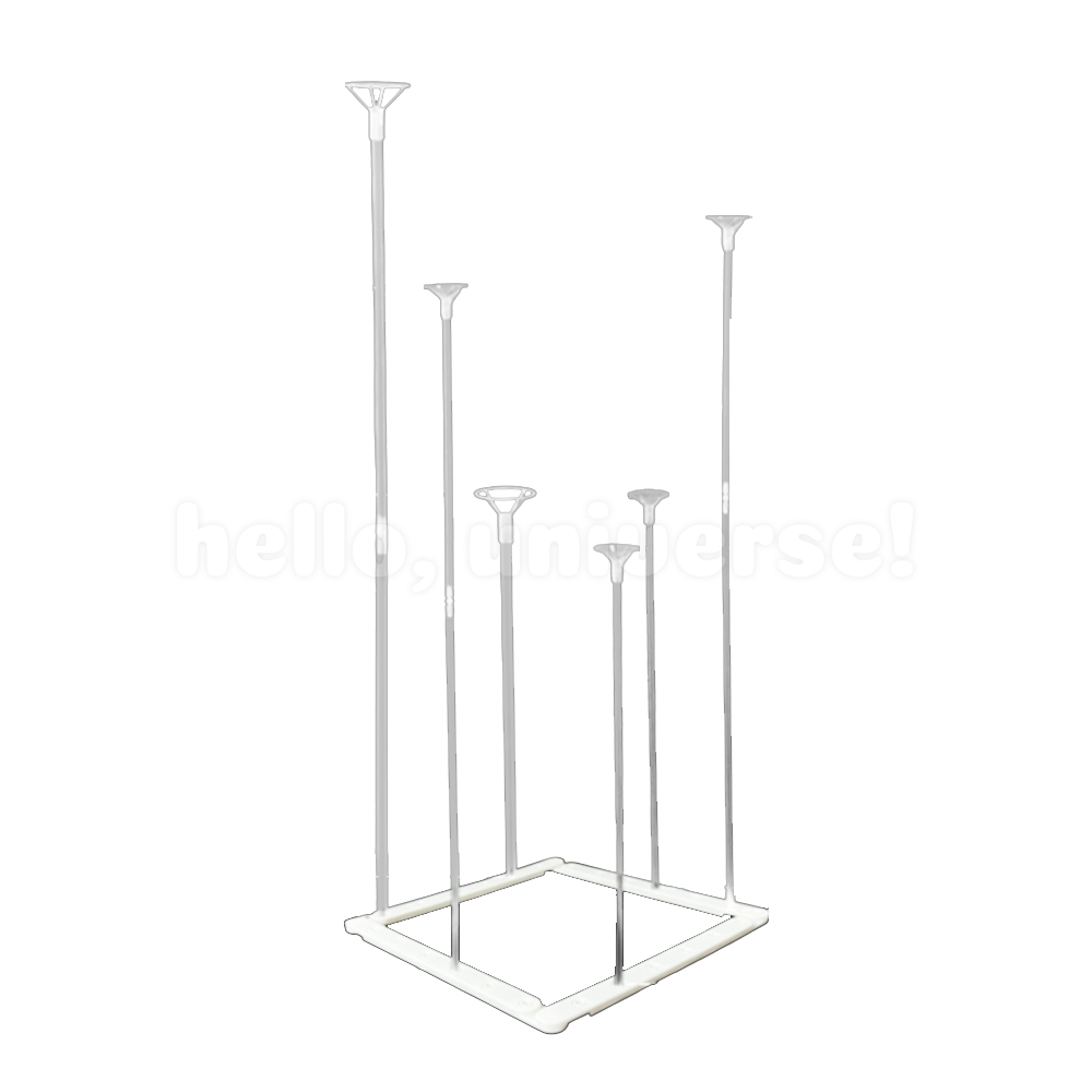 풍선사각스탠드 슬림스탠드 60cm 부자재 생일파티용품 파티풍선, 1개, 반투명 3,300원