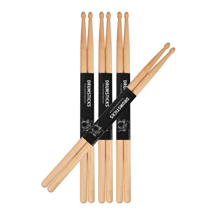 루폭트 가벼운 연습용 메이플 드럼스틱, 4세트, 원목 14,000원