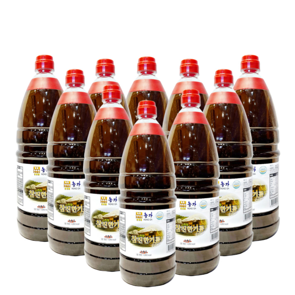 해피유통 [대용량, 업소용, 식당용] 참진한 기름 1.8L, 10개, 1.8L 92,500원