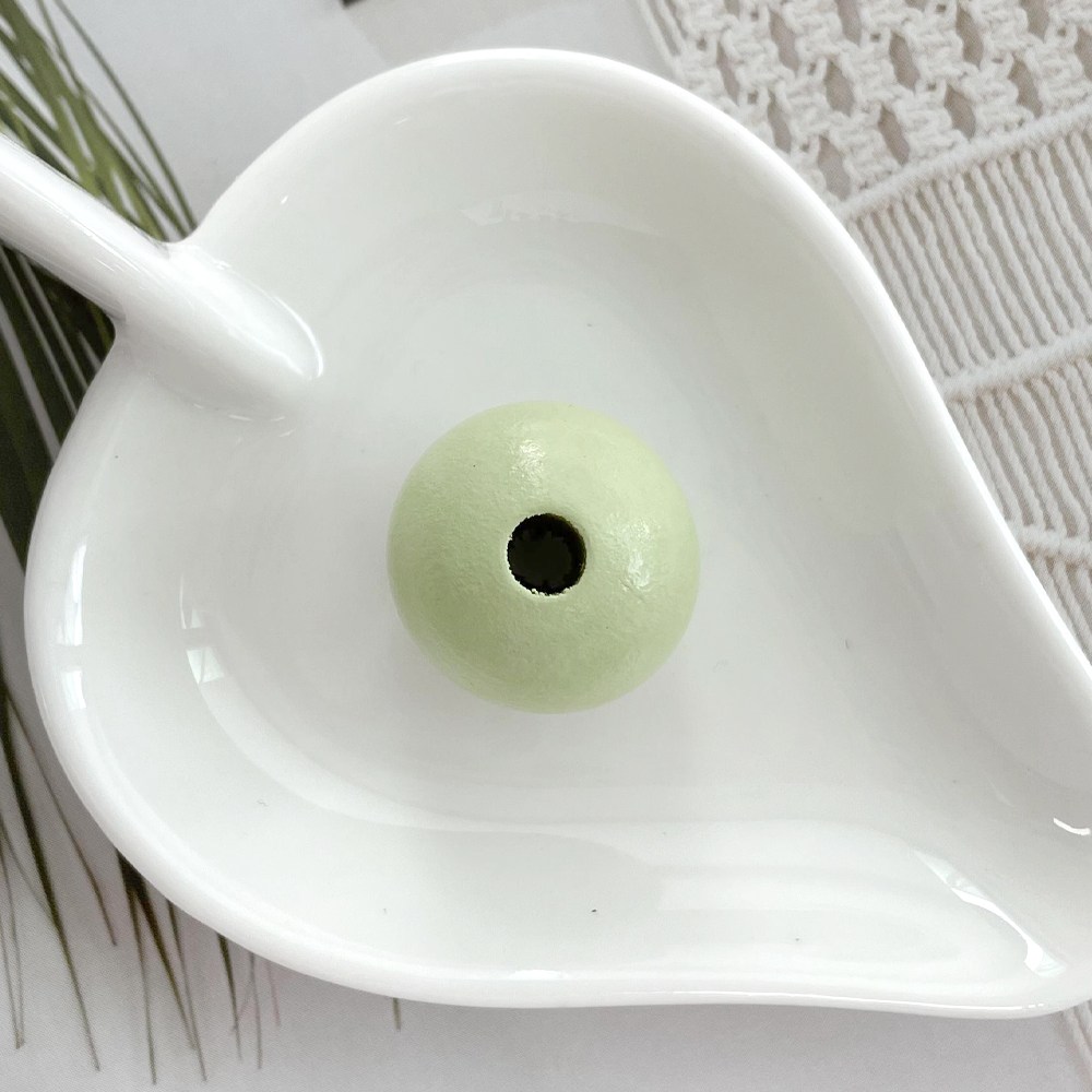 헤세드 컬러 나무구슬 우드구슬 우드볼 마크라메 공예재료 (10개) 1,400원