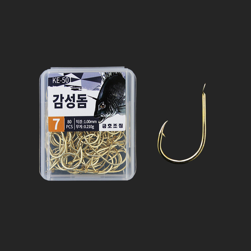 금호조침 KE-501 감성돔 금침 덕용 바늘 바다바늘, 1개 4,970원