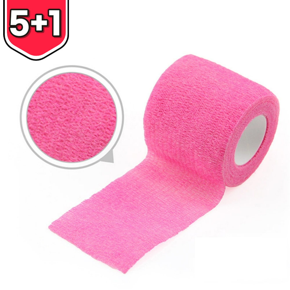 수호 자가점착 밴드 코바 손가락 테이프 압박붕대 탄력붕대 손목 테이핑, [5+1]쿨핑크 10,510원
