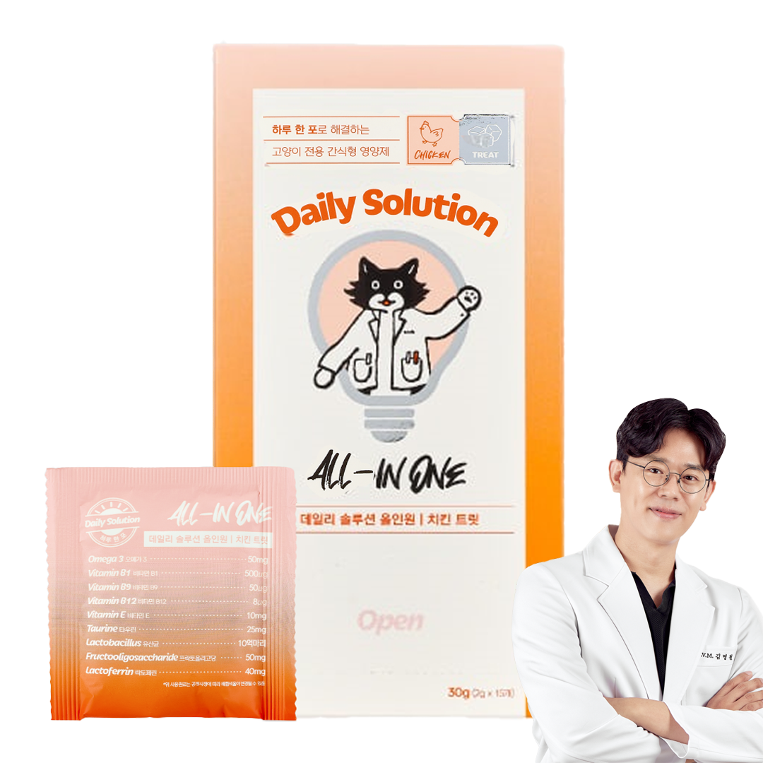 닥터펠리스 고양이 데일리 솔루션 올인원 트릿 치킨 14,900원