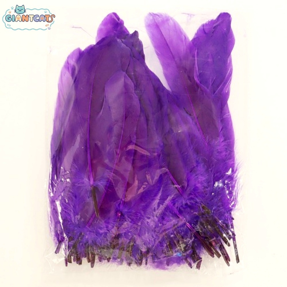 자연 깃털 보라색 대사이즈 드림캐쳐 공예 장식 파츠 귀걸이 볼펜 재료 자이언트캣 10,000원