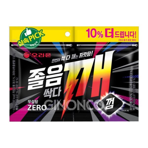오리온 졸음 싹다 깨 껌 리필 116g 졸음방지껌 탕비실 사무실 간식 껌리필 매운껌 대용량껌 7,900원