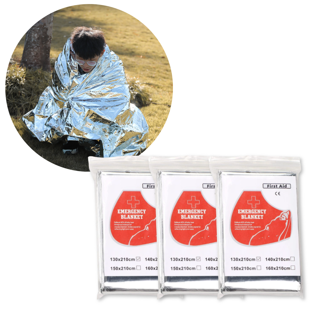 브레베네 체온 유지 보온 담요 비상용, 3개, 실버 6,900원