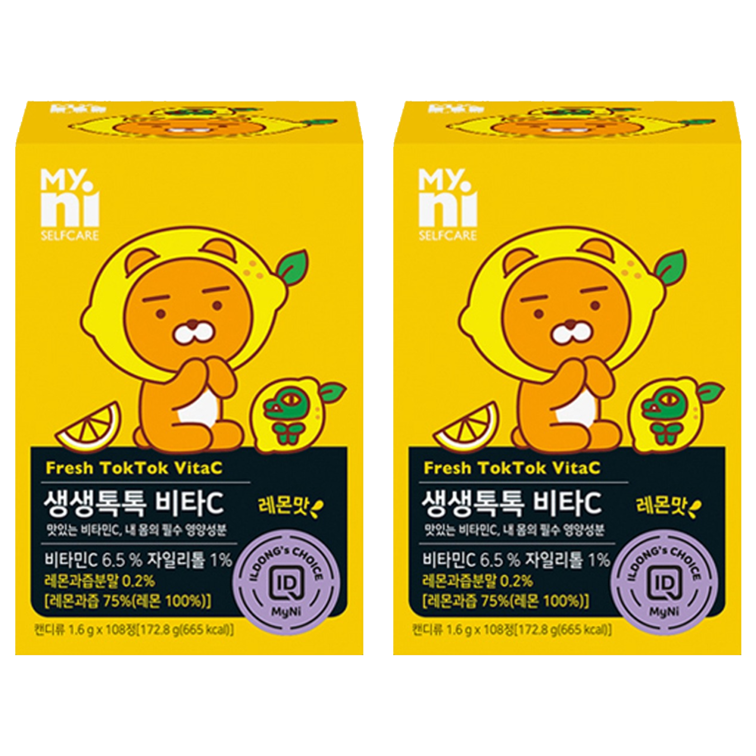 마이니 생생톡톡 비타C, 108정, 2개 16,790원