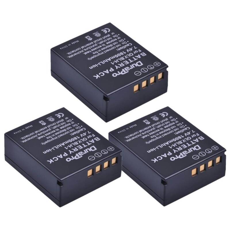 BLH-1 배터리, 올림푸스 E-M1 Mark II, 카메라용 충전기 포함, 1800mAh 46,900원