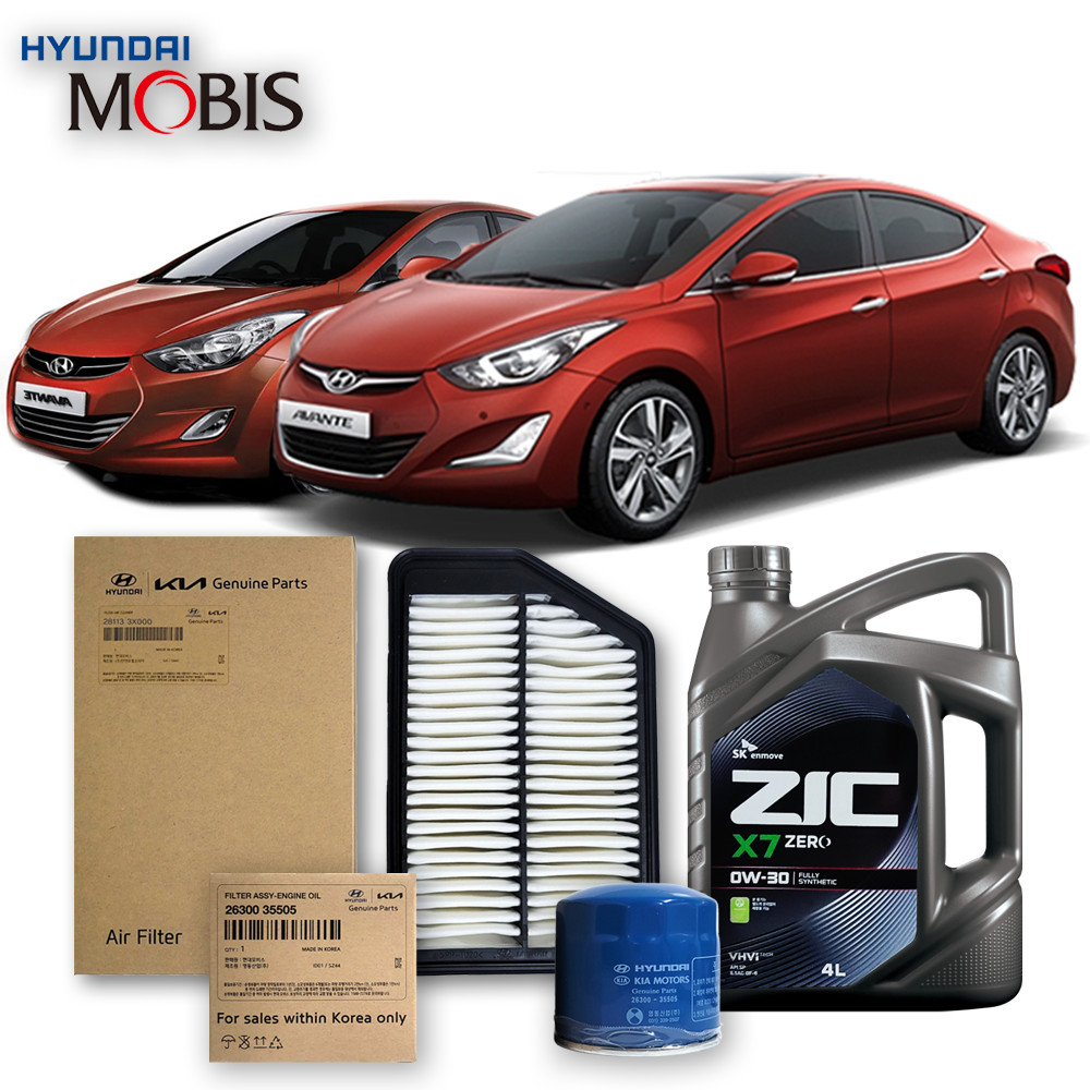 아반떼 MD LPG 1.6 (10-15년식) 순정필터+지크합성유 4L, 1.6L, 1개 43,460원