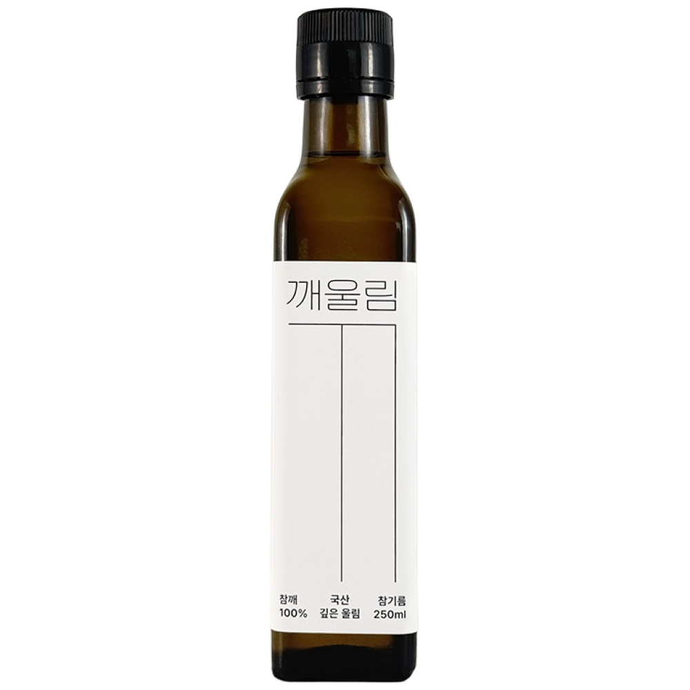 [깨울림] 국산 저온압착 참기름 (깊은 울림), 1개, 250ml 35,450원