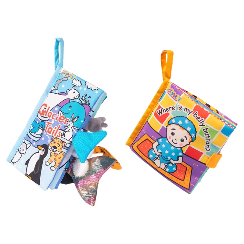 졸리베이비 헝겊책 꼬리책+까꿍책, 빙하 꼬리책+배꼽 까꿍책 19,800원