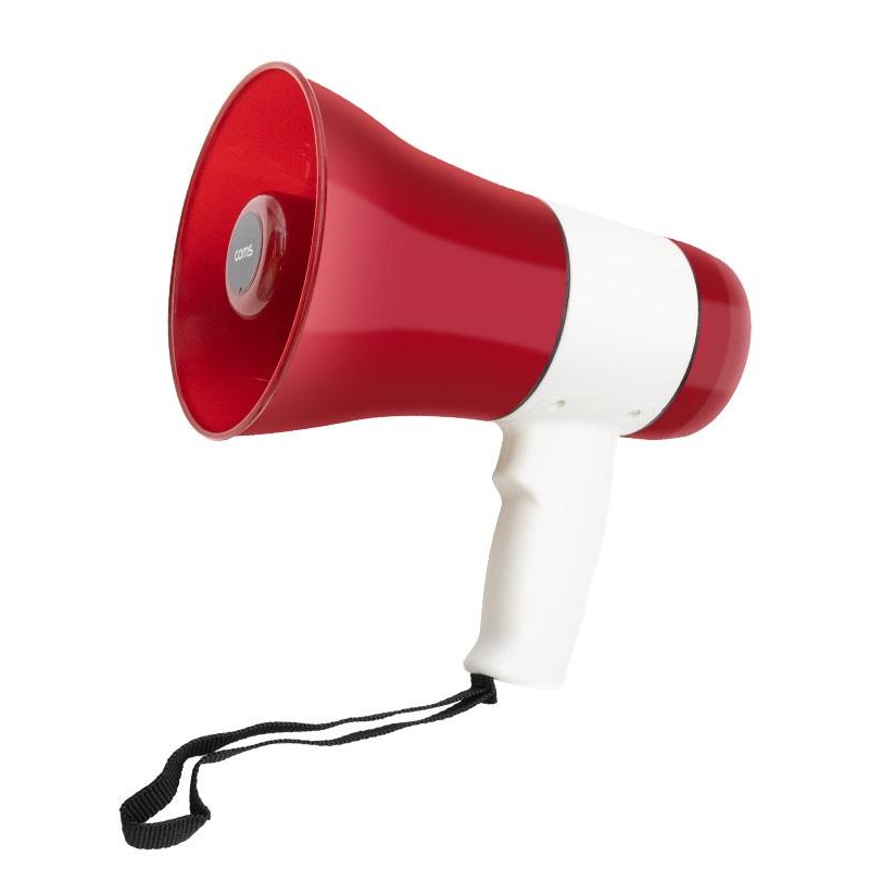20W USB 멀티 메가폰 확성기 500m 청취 녹음 및 사이렌 기능 충전식, 화이트레드, 2개, 728 55,000원