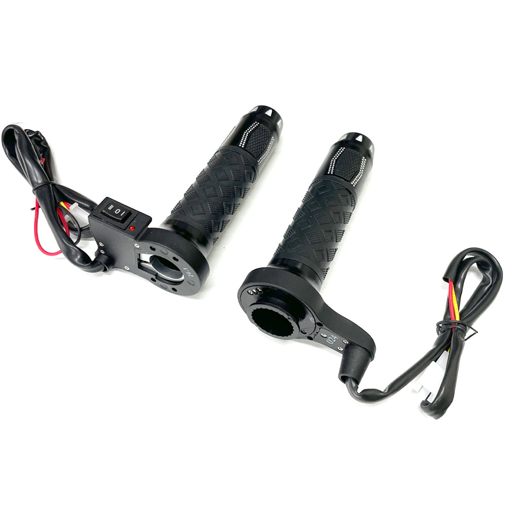 오토바이 열선그립 핸들그립 2단 온도조절 컬러 겨울 방한용품 범용 22mm, 블랙, 1세트 17,900원