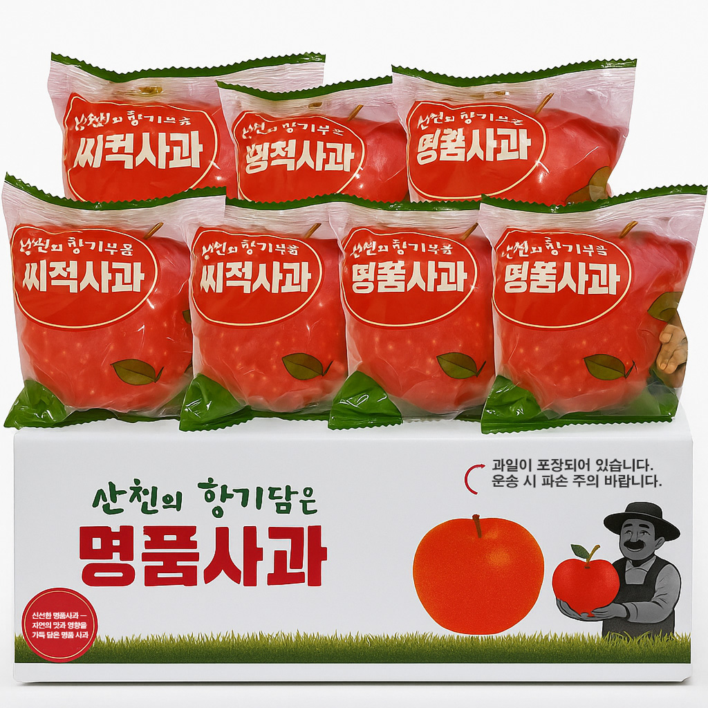 [유명산지] 껍질째먹는 고당도선별 꿀사과 세척사과, 1박스, 5kg(중과) 49,900원