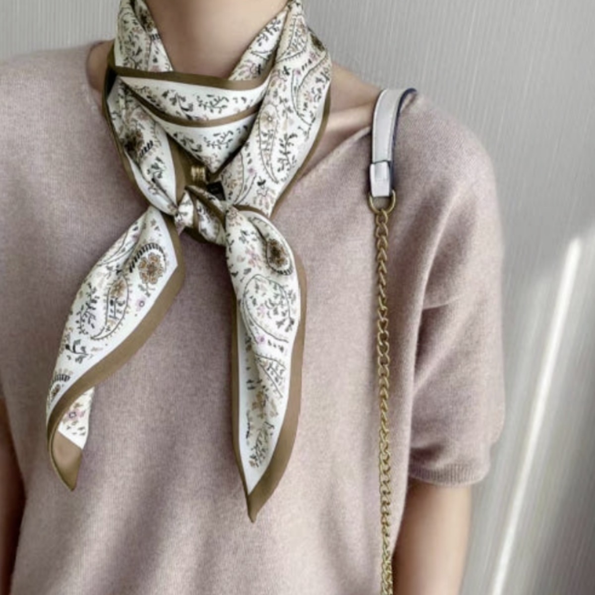 루비앤 엣지 롱 타이 방도 사계절용 스카프 스타일링 패션소품 다양한 코디 스카프 12,510원