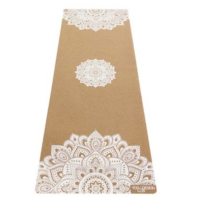 요가디자인랩 코르크 요가 매트 고무, 만다라 화이트, 1개 79,000원