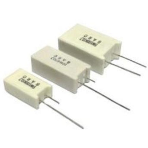 시멘트저항 WRC 10W 레디얼(RQR)타입 J급(±5%) 100개 단위 판매  Radial type 저항값 옵션선택 60,000원