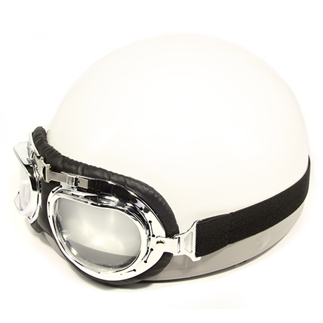 한미 빈티지 오토바이 헬멧, 블랙별화이트 + (고글 추가 드림) 33,000원