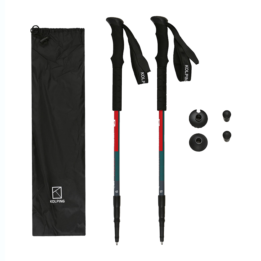 콜핑 초경량 두랄루민 3단 등산스틱 2개 구성+케이스 남성용 여성용 공용 스틱 39,900원