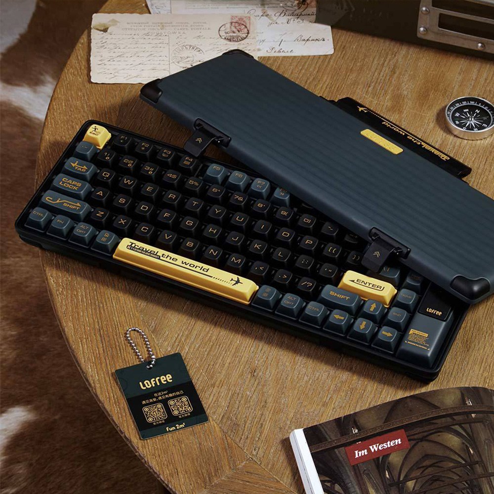 로프리 OE901 유선 무선 블루투스 기계식 키보드 사무실 게이밍 84키 118,200원