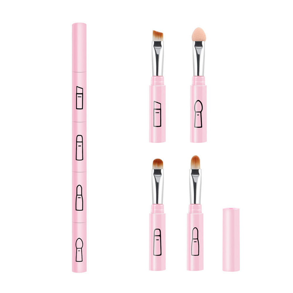 미러벨 휴대용 4in1 미니 립브러쉬, 핑크, 2개 8,500원